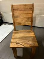 Eikelstoelen vol eik, Tuin en Terras, Ophalen, Zo goed als nieuw, Hout, Verstelbaar