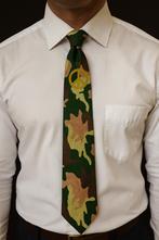 Moschino zijden stropdas – camouflage design, Moschino, Overige kleuren, Ophalen of Verzenden, Zo goed als nieuw