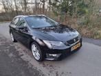 Seat Leon ST 2.0 TDI FR 135KW DSG 2014 Zwart, 4 zetels, 4 cilinders, Lederen bekleding, Leon