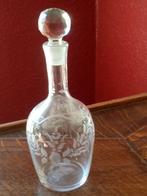 Ancienne carafe à liqueur gravée Napoléon III