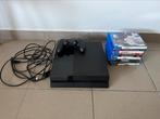 Playstation 4 te koop + games, Games en Spelcomputers, Spelcomputers | Sony PlayStation 4, Ophalen, Gebruikt, Met 1 controller