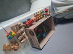 Grote doos vintage houten babyspeelgoed, Ophalen