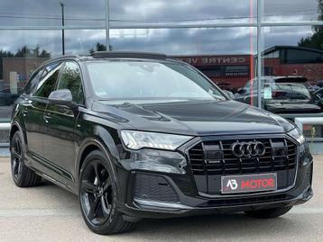 Audi Q7 50TDi 3X S-LINE BLACK 7PL PNEUMA. ACC HEAD-UP PANO beschikbaar voor biedingen