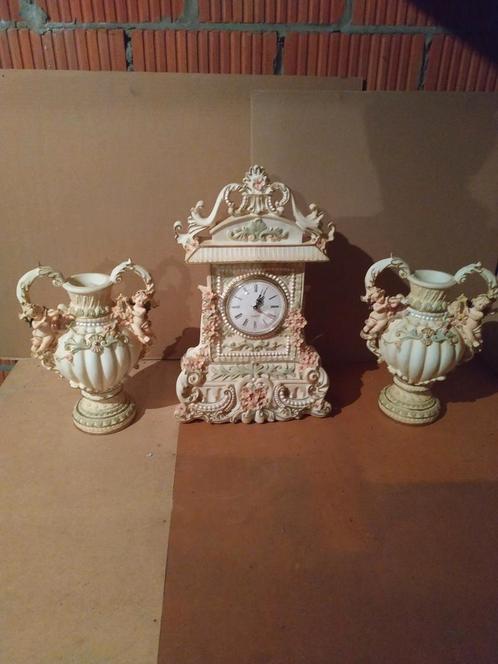 Schouw - of kastgarnituur, Antiek en Kunst, Curiosa en Brocante, Ophalen of Verzenden