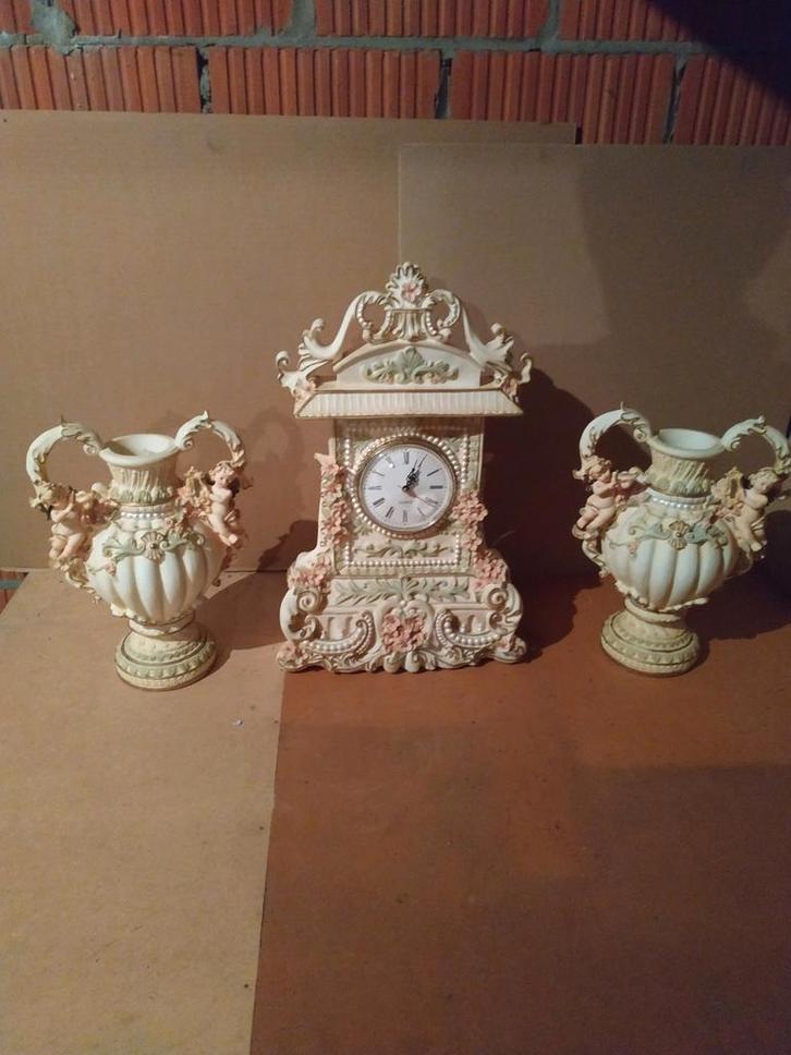 Schouw - of kastgarnituur, Antiek en Kunst, Curiosa en Brocante, Ophalen