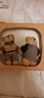 Couple de 2 petits ours encore en boîte inutilisé, Collections, Comme neuf, Enlèvement ou Envoi