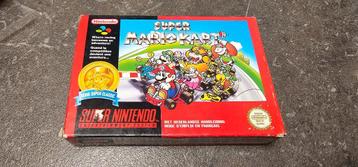 SNES Super Mario Kart in een doos beschikbaar voor biedingen