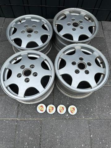 Set porsche c2 velgen 6j en 8j x 16 inch et 52,3 steek 5x130 beschikbaar voor biedingen