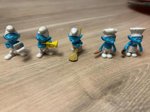 Verzameling smurfen miniatuur in onbespeelde staat, Verzamelen, Smurfen, Zo goed als nieuw, Poppetje, Figuurtje of Knuffel, Verschillende Smurfen