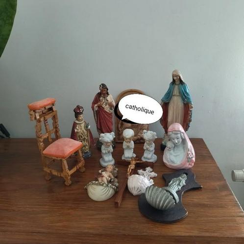 Lot d'objets Catholique, Antiek en Kunst, Antiek | Religieuze voorwerpen, Ophalen of Verzenden