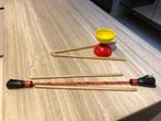 Jongleerspeelgoed (diabolo), Ophalen, Gebruikt