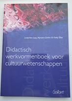 Didactisch werkvormenboek voor cultuurwetenschappen, Comme neuf, Enseignement supérieur professionnel, Enlèvement ou Envoi