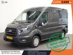 Ford Transit 105pk L2H2 Trend Trekhaak Navigatie 360 Camera, Auto's, Voorwielaandrijving, Euro 6, 4 cilinders, 2450 kg