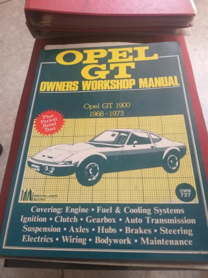 Opel GT oldtimer boeken, Auto diversen, Onderhoudsmiddelen, Ophalen