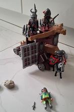PLAYMOBIL Kasteelkatapult-aanvalstoren, Kinderen en Baby's, Speelgoed | Playmobil, Ophalen of Verzenden, Zo goed als nieuw, Complete set