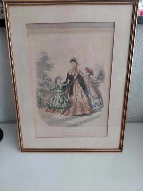 Modekader la mode illustrée, Antiek en Kunst, Curiosa en Brocante, Ophalen of Verzenden