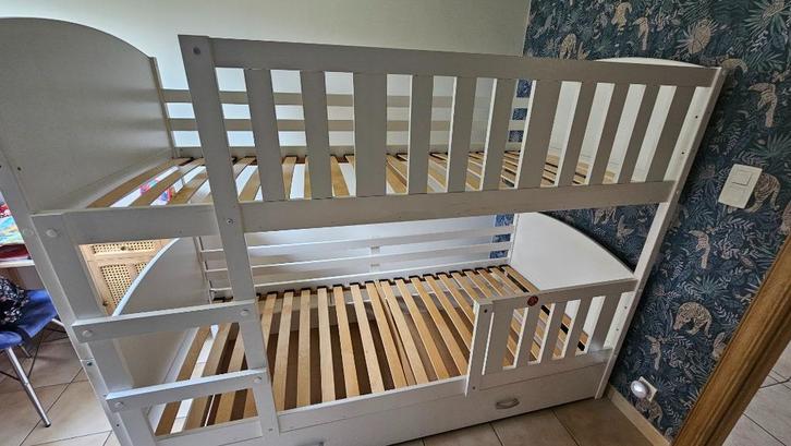 Stapelbed, Kinderen en Baby's, Kinderkamer | Stapelbedden en Hoogslapers, Gebruikt, Stapelbed, Ophalen