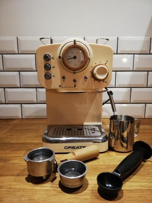 Espressomachine Create Thera Retro, Elektronische apparatuur, Koffiezetapparaten, Gebruikt, Ophalen