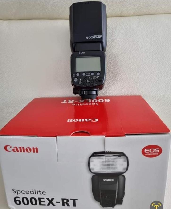 Canon Speedlighrt 600EX-RT, TV, Hi-fi & Vidéo, Photo | Flash, Comme neuf, Canon, Inclinable, Enlèvement ou Envoi