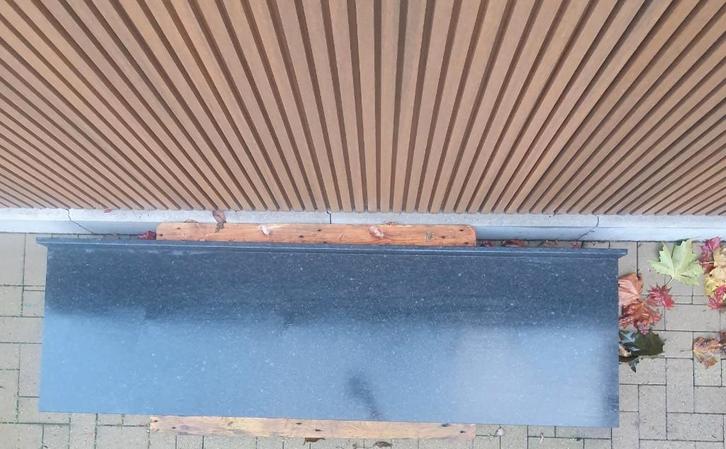 Granieten plaat – 210 x 62 cm – uitstekende staat, Doe-het-zelf en Bouw, Overige Doe-Het-Zelf en Bouw, Zo goed als nieuw, Ophalen