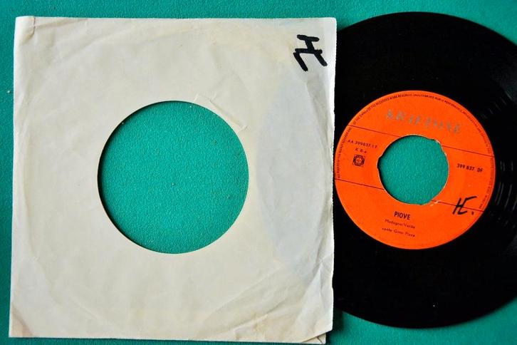 Gino Pizza — Piove (w) - single en vinyle, CD & DVD, Vinyles Singles, Utilisé, Single, Pop, 7 pouces, Enlèvement ou Envoi
