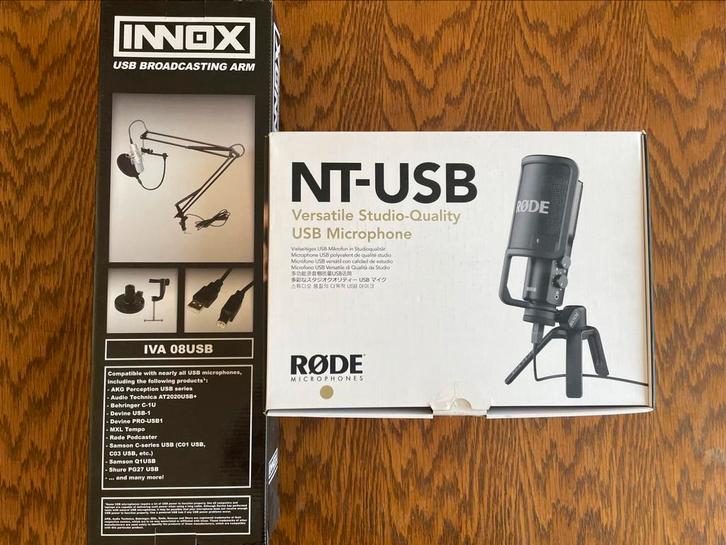 Studio microfoon en statief, Muziek en Instrumenten, Microfoons, Zo goed als nieuw, Studiomicrofoon, Ophalen of Verzenden