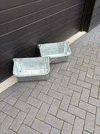 Paardenvoerbak groot gegalv., Ophalen of Verzenden, Zo goed als nieuw