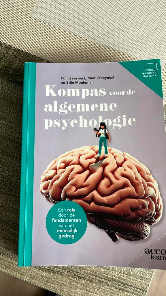 Miet Craeynest - Kompas voor de algemene psychologie, Boeken, Psychologie, Zo goed als nieuw, Verzenden
