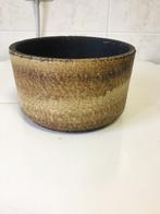 Vintage cachepot doorsnede 17 cm - H 10,5 cm, Enlèvement ou Envoi, Moins de 25 cm, Rond, Utilisé