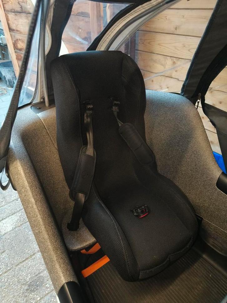 Peuterschaal bakfiets melia, Fietsen en Brommers, Fietsaccessoires | Fietsstoeltjes, Zo goed als nieuw, Ophalen