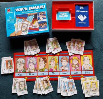 Vintage MB Spel, Wat’n familie! beschikbaar voor biedingen