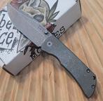 Nieuw McNees Knives PM Mac 2 3” Titanium Atomic Gold Blue, Caravans en Kamperen, Kampeergereedschap, Ophalen of Verzenden, Nieuw