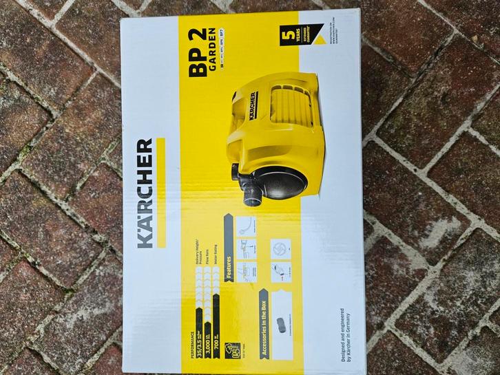 Karcher waterpomp Nieuwe BP 2 nooit gebruikt in verpakking, Tuin en Terras, Waterpompen, Nieuw, Ophalen