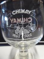 verre a bière Chimay  150 ans , émaillé, Enlèvement ou Envoi, Utilisé, Verre ou Verres