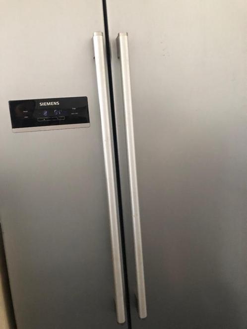 Amerikaanse koelkast  Siemens, Huis en Inrichting, Keuken | Keukenelementen, Gebruikt, Grijs, Ophalen