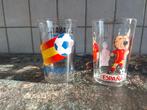 Voetbal glaasjes Spanje 1982, Verzamelen, Ophalen of Verzenden, Zo goed als nieuw, Frisdrankglas