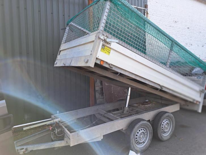 Kipper met lofrekken ongeremd, Auto diversen, Aanhangers en Bagagewagens, Zo goed als nieuw, Ophalen