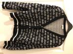 Lui-Jo zwartkleurige golf met witkleurige tekst 2 x gedragen, Vêtements | Femmes, Comme neuf, Noir, Taille 42/44 (L), Envoi