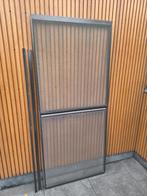 Aluminium vliegenschuifraam, Doe-het-zelf en Bouw, Raamkozijnen en Schuifdeuren, Overige typen, Aluminium, Zo goed als nieuw, 75 tot 150 cm