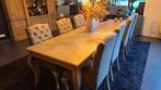 Eetkamer tafel eik, Huis en Inrichting, Ophalen, Zo goed als nieuw, Overige kleuren, Klassiek