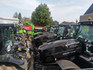 Tractoren Deutz,TYM, 25 tot 250pk, Giant knikladers, wagens beschikbaar voor biedingen