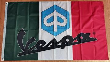 Vlag Piaggio Vespa Italië - 60 x 90 cm