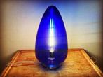 Vintage blauw muranoglas plafondlamp, Huis en Inrichting, Lampen | Plafondlampen, Niet ingevuld, Niet ingevuld, Ophalen of Verzenden