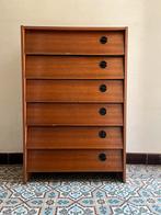 Vintage design schoenenkast, Huis en Inrichting, Kasten | Ladekasten, Ophalen, 5 laden of meer, 100 tot 150 cm, 50 tot 100 cm