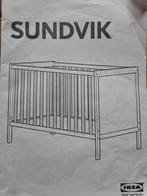 Babybed/park sundvik, Maison & Meubles, Chambre à coucher | Lits superposés & Lits mezzanines, Comme neuf, Enlèvement