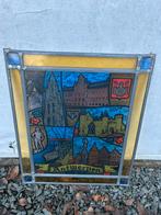 Glasraam in lood Antwerpen, Ophalen, Gebruikt