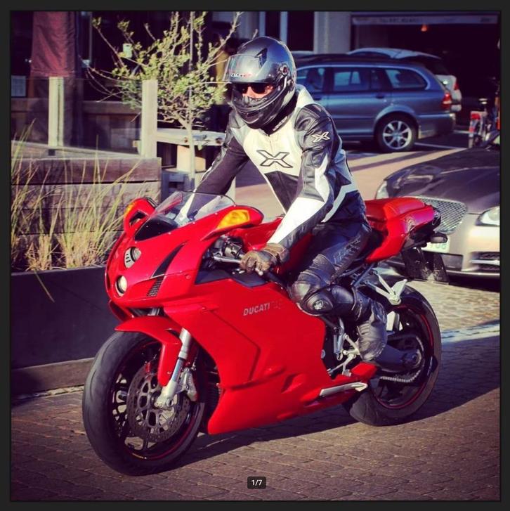 Leren motorpak IXS DONINGTON 2-delig, Motoren, Kleding | Motorkleding, Combipak, Heren, Tweedehands, Ophalen