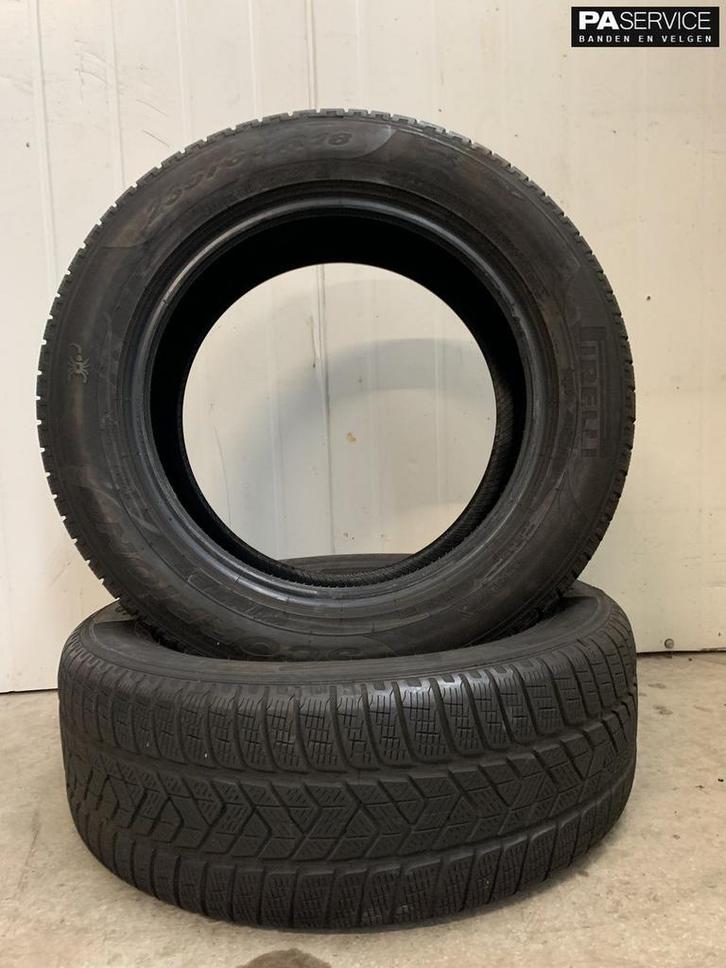 2x Pirelli 235 60 18 Winterbanden met 5.5 mm, Auto-onderdelen, Banden en Velgen, Banden en Velgen, Winterbanden, 18 inch, 235 mm