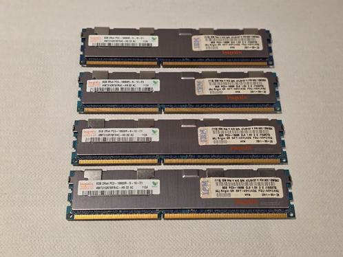 32 GB - (4x8GB) Hynix, Computers en Software, RAM geheugen, Gebruikt, Server, 32 GB, DDR3, Ophalen of Verzenden
