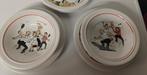 4 assiettes et 2 bols Suske et Wiske Vandersteen, Enlèvement ou Envoi, Bob et Bobette, Comme neuf, Ustensile